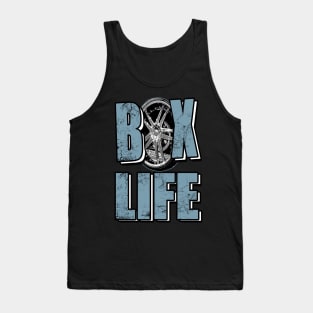 Box Life Lite Blue Tank Top